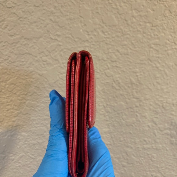 COPY - Louis Vuitton Epi Red Leather Elise Bifold Vintage Wallet datecode SP1915 - Picture 9 of 10